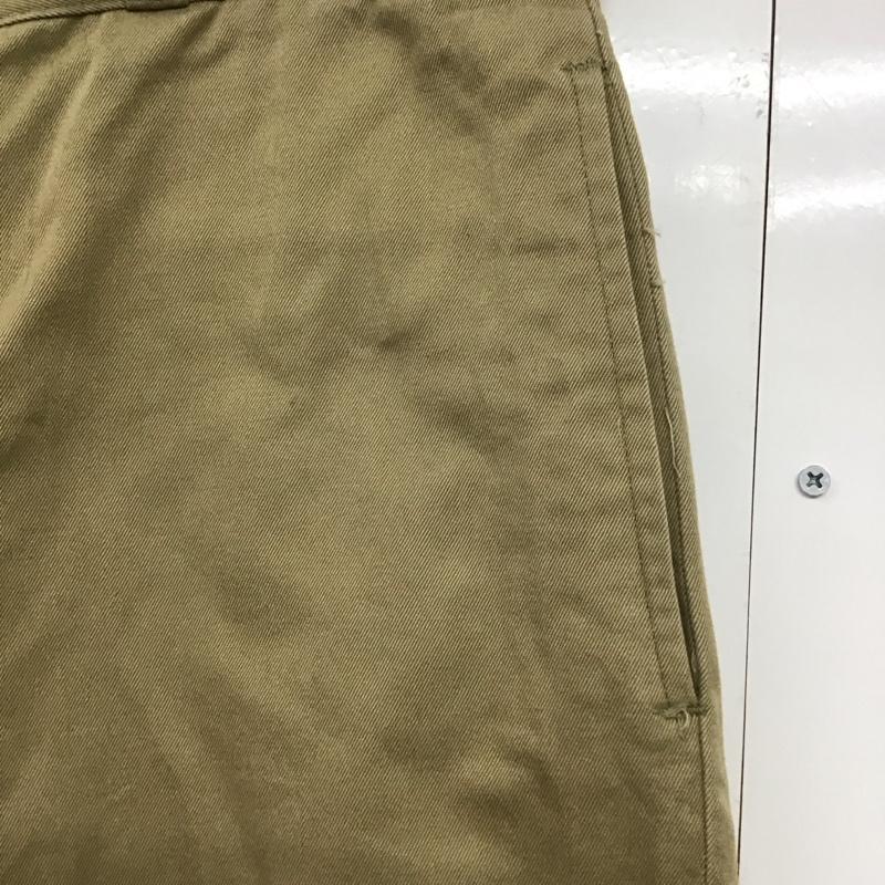 ミリタリー ミリタリー パンツ チノパン チノパン ワイドパンツ カジュアルパンツ 36インチ 無地 ベージュ / ベージュ /  メンズ USED 古着 中古 10144593