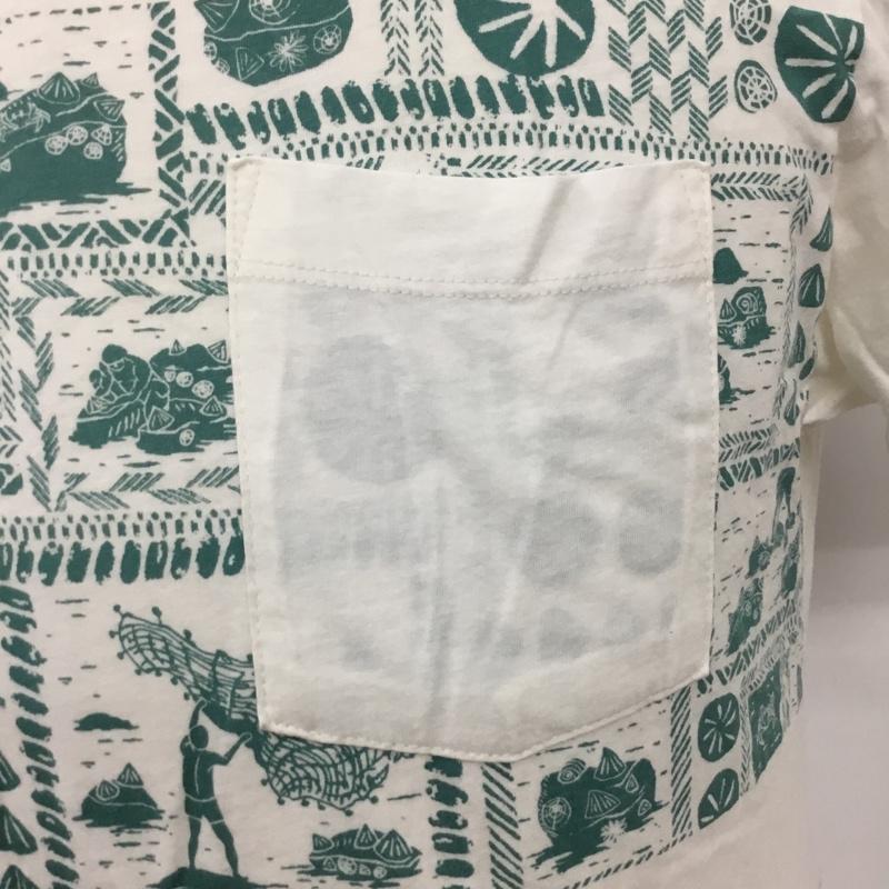 パタゴニア patagonia Tシャツ 半袖 39196sp18 半袖カットソー プリントTシャツ クルーネックカットソー S プリント 白 / ホワイト /  メンズ USED 古着 中古 10120844