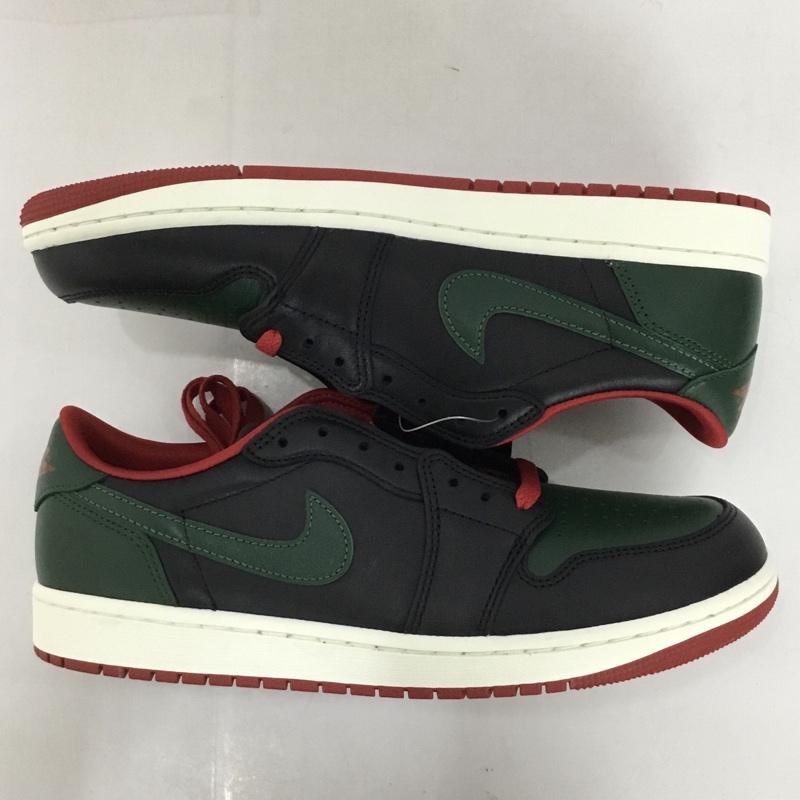 ナイキ NIKE スニーカー スニーカー CZ0775 036 WMNS AIR JORDAN 1 RETRO LOW OG 28cm 箱有 28.0cm ロゴ、文字 黒 / ブラック / X 赤 / レッド / X 緑 / グリーン /  メンズ USED 古着 中古 10124854