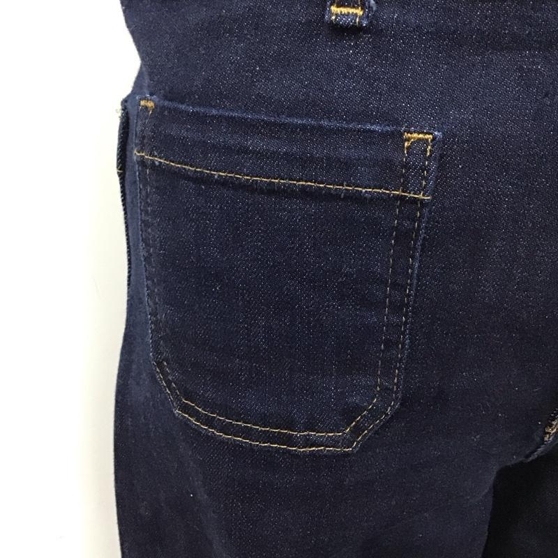 ザラ ZARA パンツ デニム、ジーンズ 9632 250 407 ハイウエスト ワイドパンツ ストレッチ 無地 インディゴ / インディゴ /  レディース USED 古着 中古 10120410