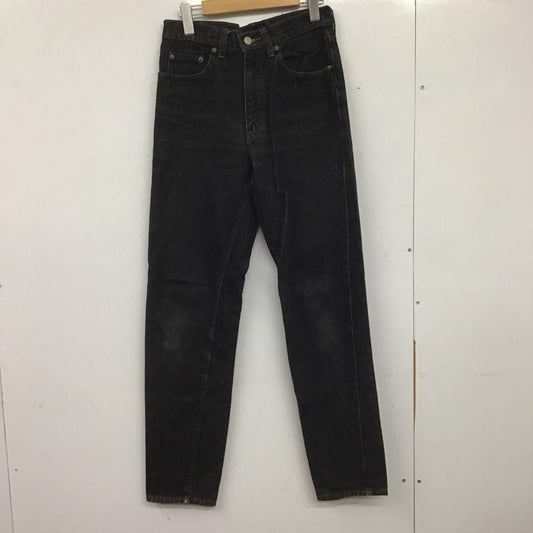 リーバイストラウスアンドコー Levi Strauss & co. パンツ デニム、ジーンズ デニムパンツ スリムパンツ カジュアルパンツ 30インチ 無地 黒 / ブラック /  メンズ USED 古着 中古 10138580