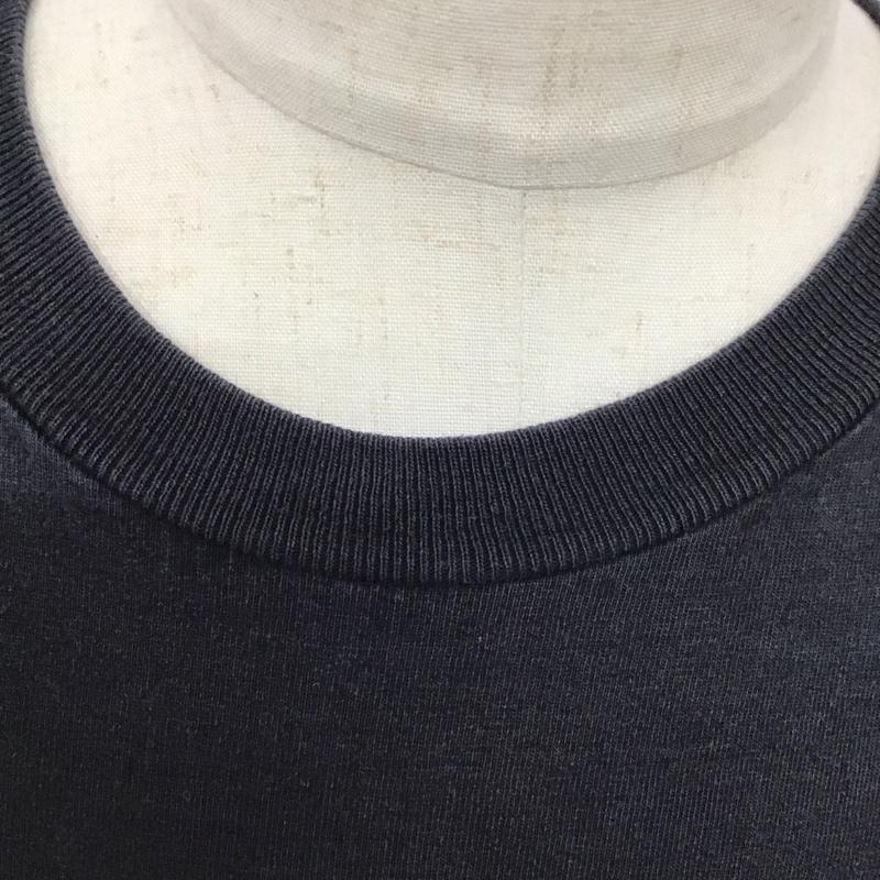 カーハート Carhartt カットソー 長袖 長袖カットソー プリントカットソー クルーネック ロゴ、文字 黒 / ブラック /  メンズ USED 古着 中古 10124915