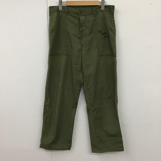ミリタリー ミリタリー パンツ ワークパンツ、ペインターパンツ 70s ベイカーPT ミリタリーパンツ 古着 ワイドパンツ 無地 カーキ / カーキ /  メンズ USED 古着 中古 10120504