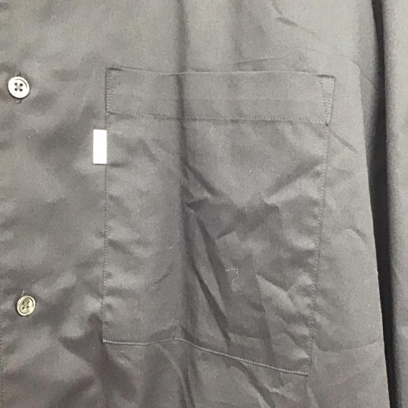 グラフペーパー Graphpaper シャツ、ブラウス 長袖 GM241-50292B Solotex Twill L/S Oversized Box Shirt S 無地 黒 / ブラック /  メンズ USED 古着 中古 10142199