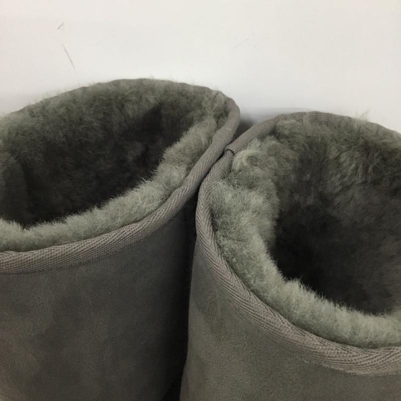 アグ UGG ブーツ 一般 5800 F23112G ムートンブーツ 28cm 28.0cm ロゴ、文字 灰 / グレー /  メンズ USED 古着 中古 10124190