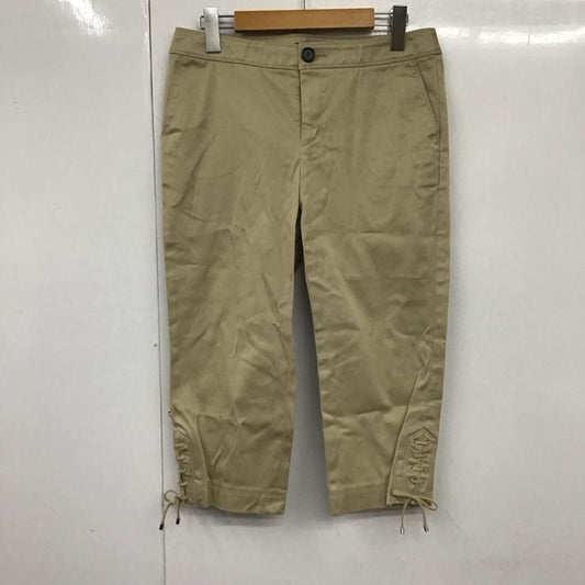 バーバリーロンドン Burberry London ボトムス ボトムス タイトパンツ ストレッチパンツ 七分丈 サブリナパンツ 40 無地 ベージュ / ベージュ /  レディース USED 古着 中古 10112519