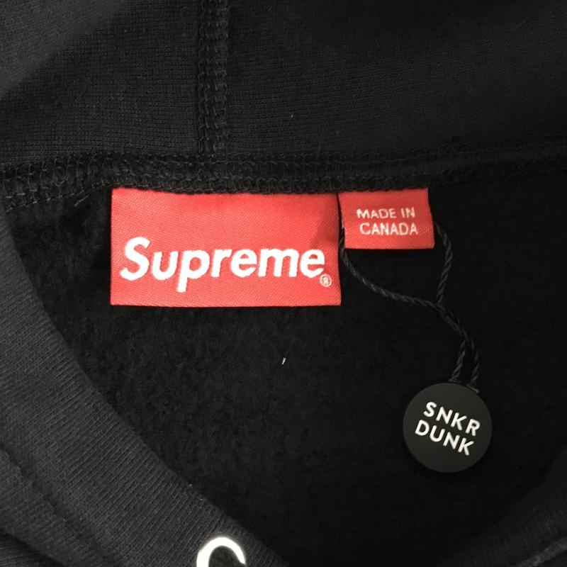 シュプリーム Supreme パーカー 長袖 21SS KAWS ChalkLogoHoodedSweatshirt 長袖パーカー プルオーバーパーカー XL ロゴ、文字 黒 / ブラック /  メンズ USED 古着 中古 10120661