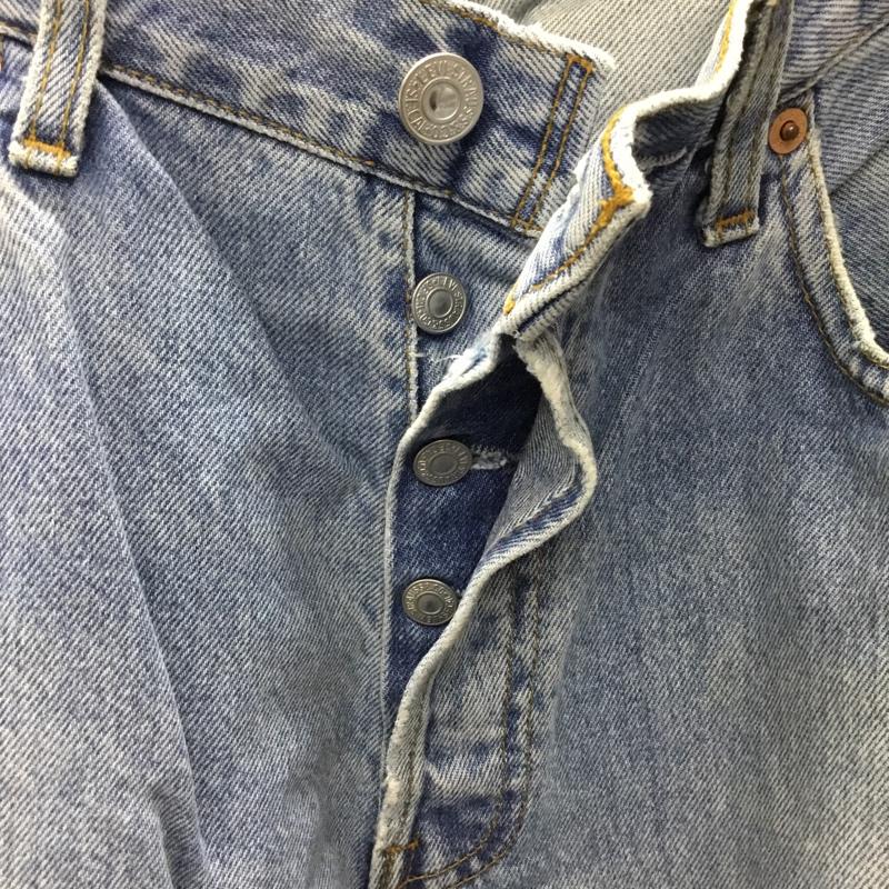 リーバイス Levi s パンツ デニム、ジーンズ W32 L32 32インチ 無地 青 / ブルー /  メンズ USED 古着 中古 10120996