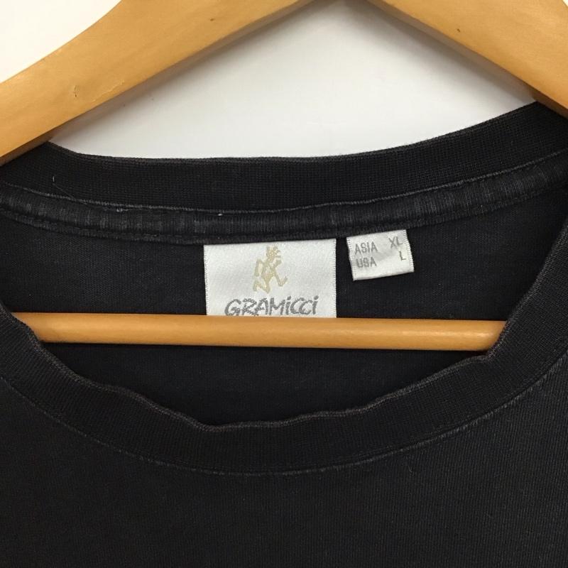 グラミチ GRAMICCI Tシャツ 半袖 g2su-t006 スワールTシャツ プリントTシャツ XL プリント 黒 / ブラック /  メンズ USED 古着 中古 10151155