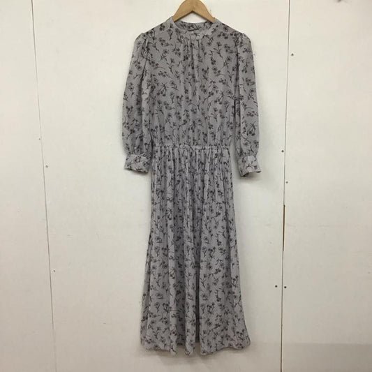 ロペピクニック ROPE  PICNIC ワンピース ロングスカート 長袖ロングワンピース フレアスカート 38 総柄 マルチカラー / マルチカラー /  レディース USED 古着 中古 10134211