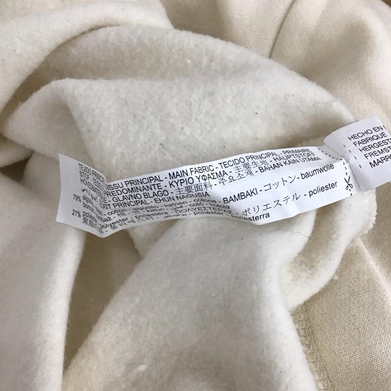 ザラ ZARA トレーナー 長袖 L 無地 アイボリー / アイボリー /  レディース USED 古着 中古 10120282