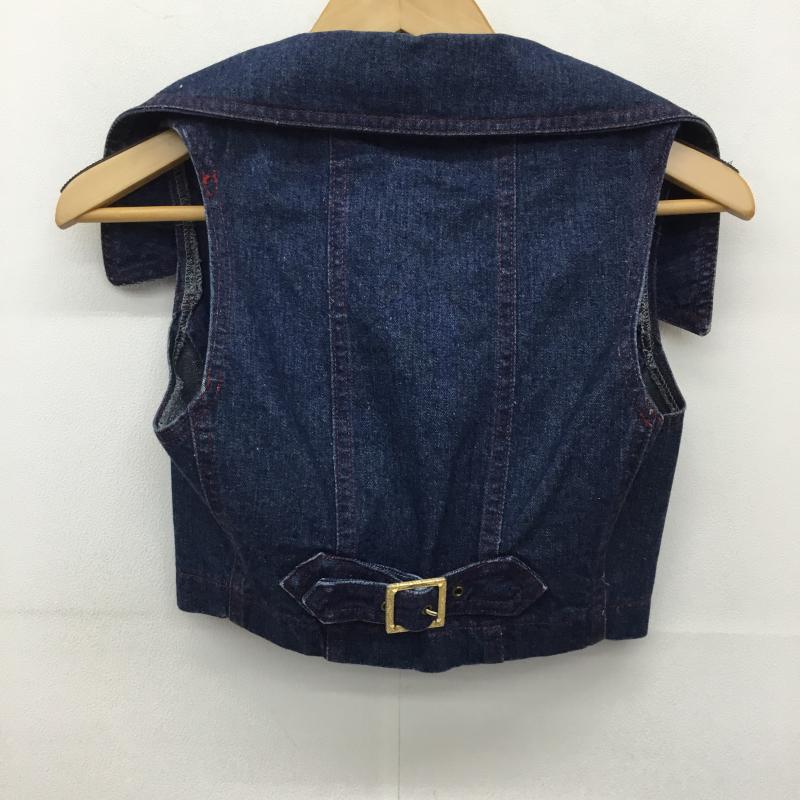 ヴィヴィアン ウエストウッド レッドレーベル Vivienne Westwood red label ベスト ベスト デニムベスト 40 無地 インディゴ / インディゴ /  レディース USED 古着 中古 10137583