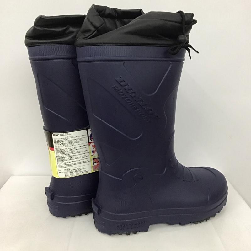 ダンロップ DUNLOP 長靴、レインシューズ 長靴、レインシューズ BG801 作業靴 XL XL ロゴ、文字 紺 / ネイビー /  メンズ USED 古着 中古 10135346