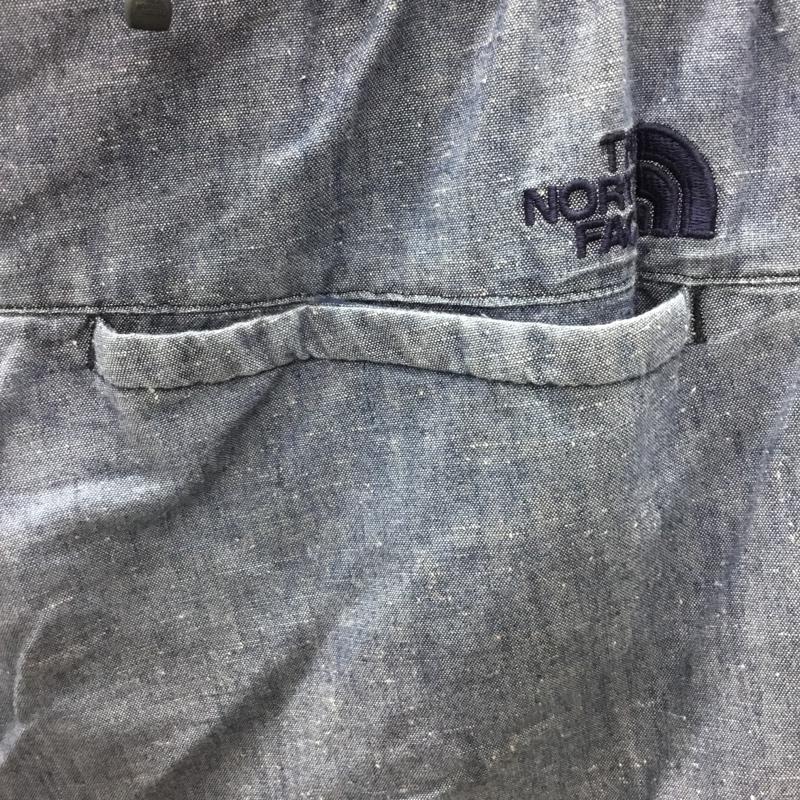 ザノースフェイス THE NORTH FACE パンツ ショートパンツ nb41476 ショートパンツ ハーフパンツ カジュアルパンツ S ロゴ、文字 水色 / ライトブルー /  メンズ USED 古着 中古 10114073