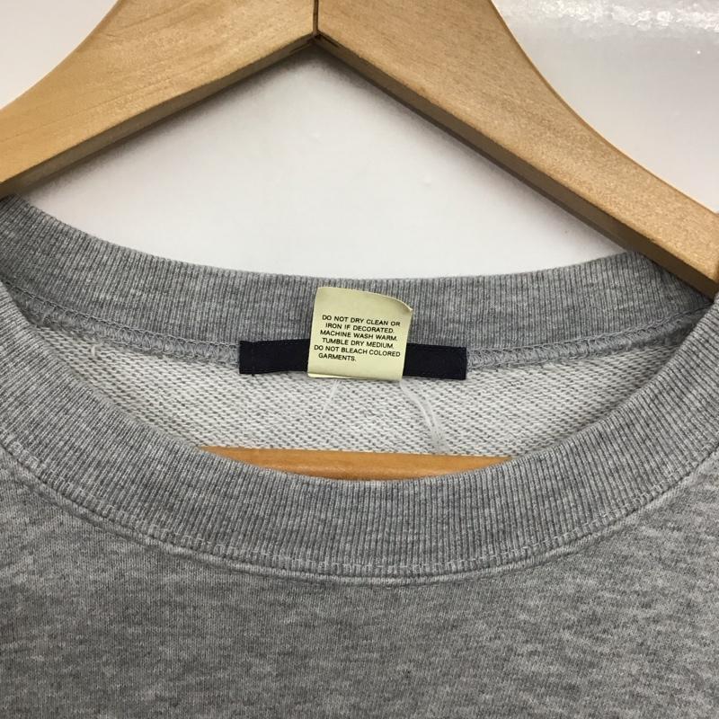 シップス SHIPS トレーナー 長袖 長袖トレーナー スウェット クルーネック プルオーバー M ロゴ、文字 灰 / グレー /  メンズ USED 古着 中古 10141789