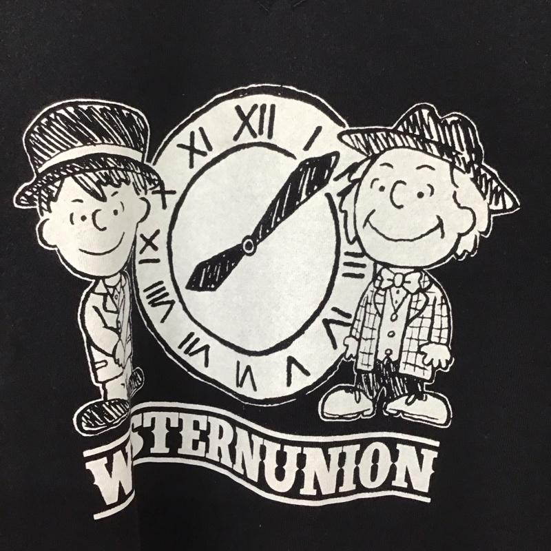 ヘッドグーニー HEADGOONIE トレーナー 長袖 長袖トレーナー スウェット クルーネック プルオーバー XXL プリント 紺 / ネイビー /  メンズ USED 古着 中古 10129291