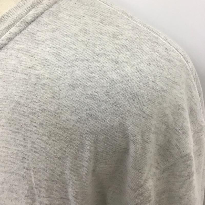 カーハート Carhartt カットソー 半袖 半袖カットソー プリントTシャツ ヘンリーネックカットソー XL ロゴ、文字 灰 / グレー /  メンズ USED 古着 中古 10119932