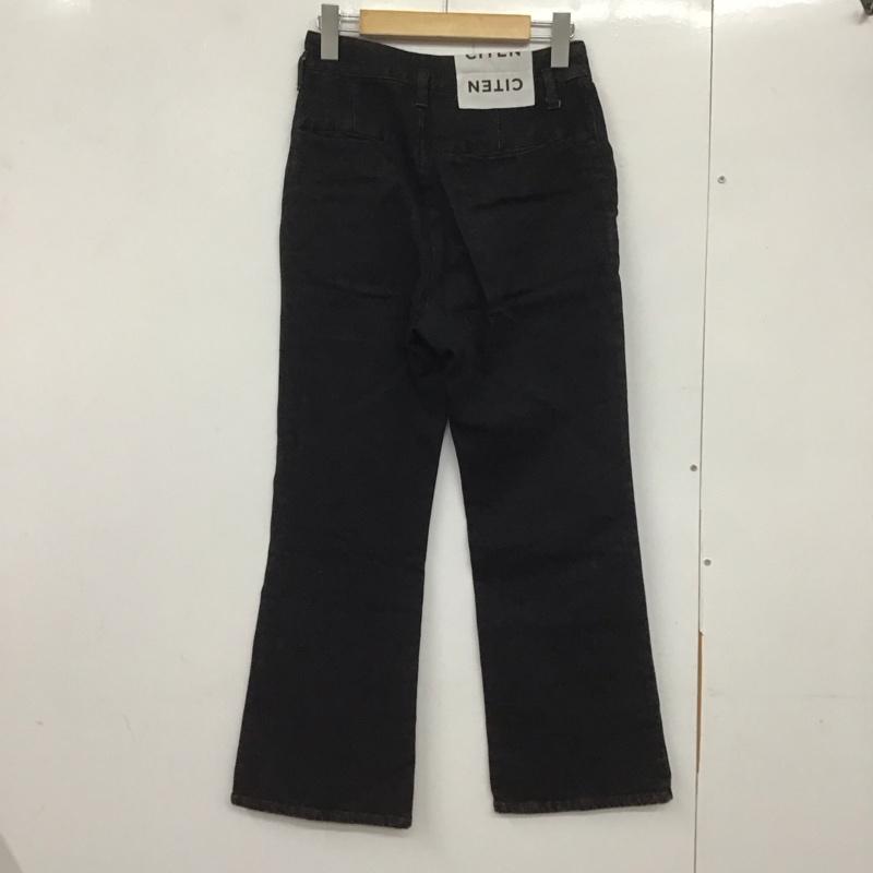 シテン CITEN パンツ デニム、ジーンズ 4214-199-001 M 無地 黒 / ブラック /  レディース USED 古着 中古 10133807