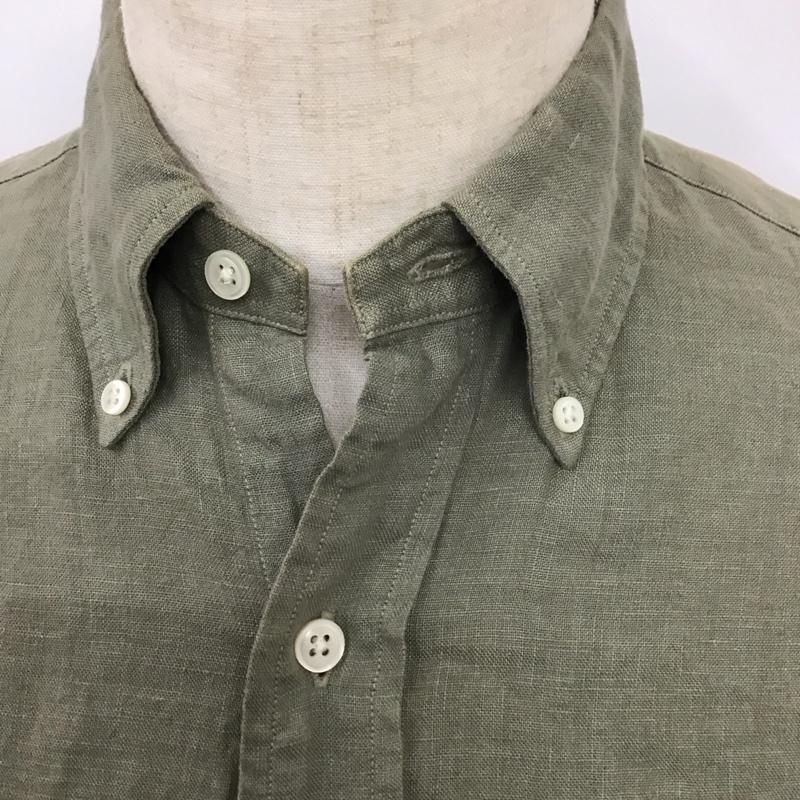 ラルフローレン ラグビー RALPH LAUREN RUGBY シャツ、ブラウス 長袖 長袖シャツ カラーシャツ ポケットシャツ 長袖カットソー XS 無地 カーキ / カーキ /  メンズ USED 古着 中古 10114634