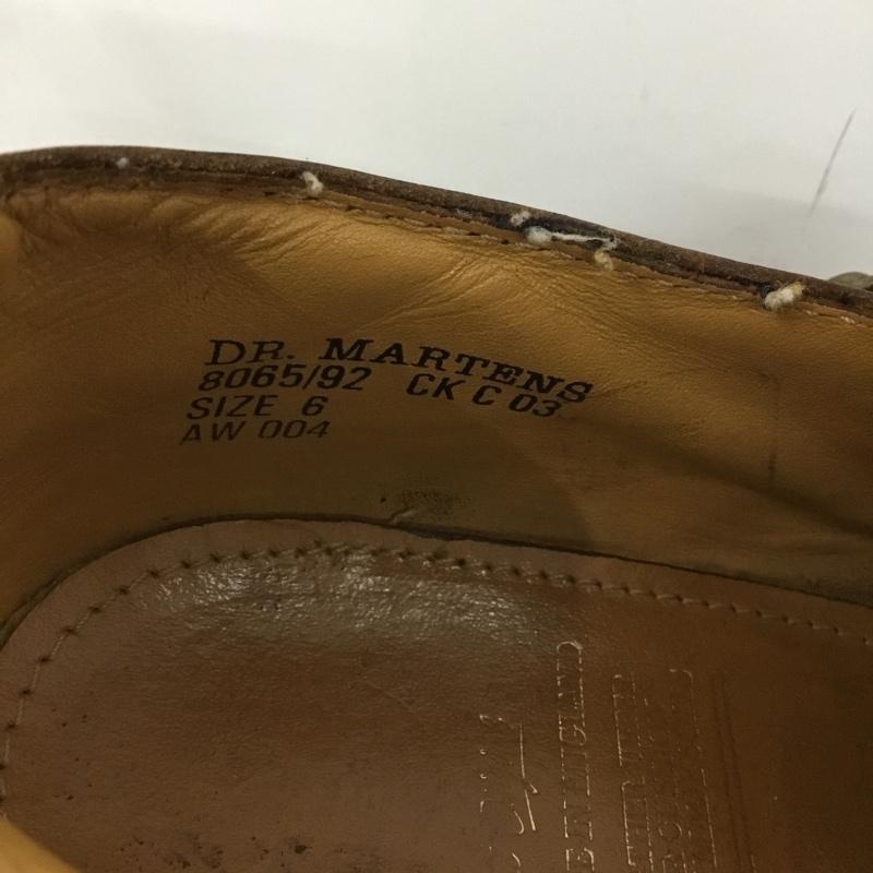 ドクターマーチン Dr.Martens 革靴 革靴 8065 メリージェーン 6 レザー ロゴ、文字 茶 / ブラウン /  レディース USED 古着 中古 10141924