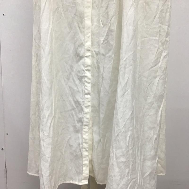アプレジュールミニョン apres jour mignon ワンピース ロングスカート MAJ927224B ノースリーブ 前開き FREE 無地 白 / ホワイト /  レディース USED 古着 中古 10115498