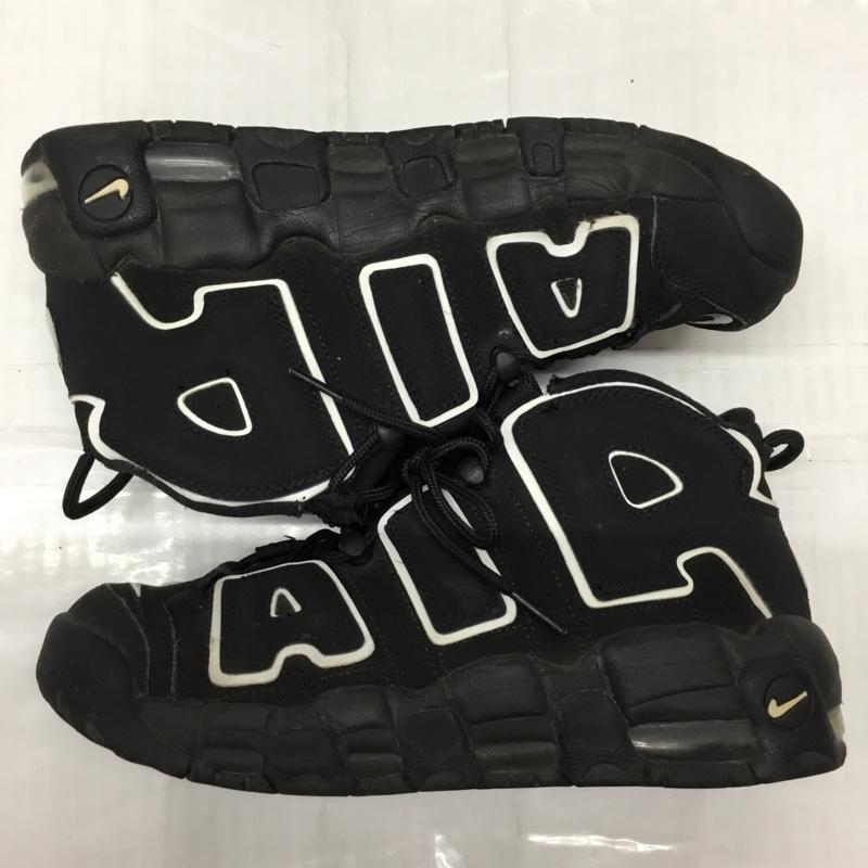 ナイキ NIKE スニーカー スニーカー 415082-002 AIR MORE UPTEMPO ガールズモデル 24.5cm 24.5cm ロゴ、文字 黒 / ブラック /  レディース USED 古着 中古 10111961