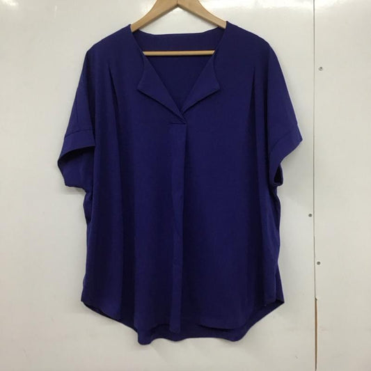 ニコアンド niko and... カットソー 半袖 L 無地 青 / ブルー /  レディース USED 古着 中古 10133887