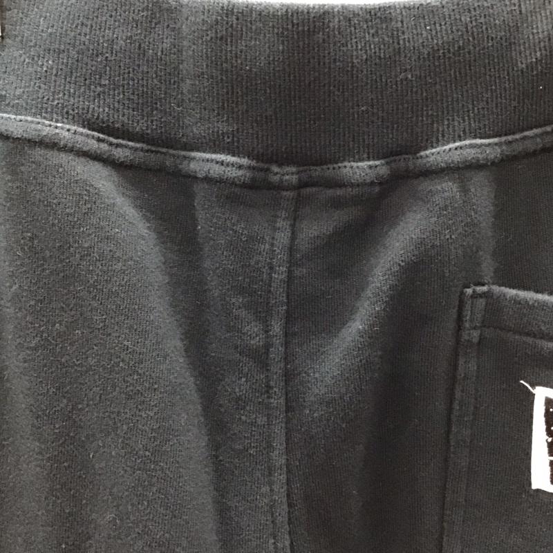 ヴィジョン VISION パンツ ワークパンツ、ペインターパンツ スウェットパンツ ジャージ カジュアルパンツ ワイドパンツ M ロゴ、文字 黒 / ブラック /  メンズ USED 古着 中古 10116909