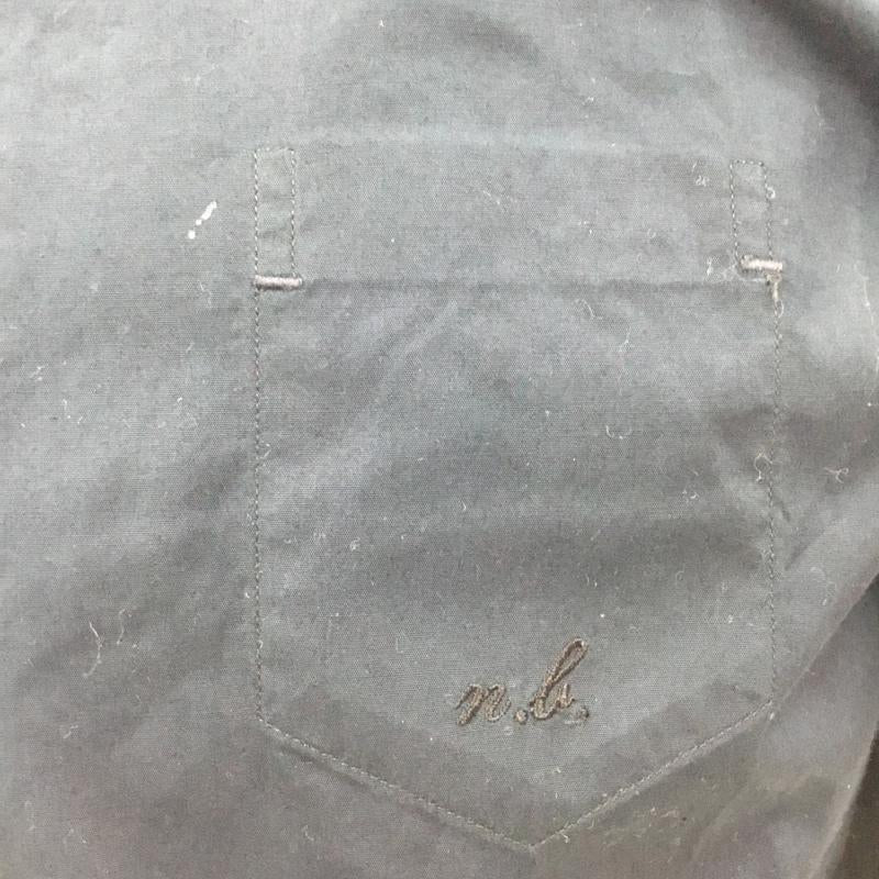 ニールバレット NEIL BARRETT シャツ、ブラウス 長袖 長袖シャツ スタンドカラーシャツ カジュアルシャツ XS 無地 紺 / ネイビー /  メンズ USED 古着 中古 10105806