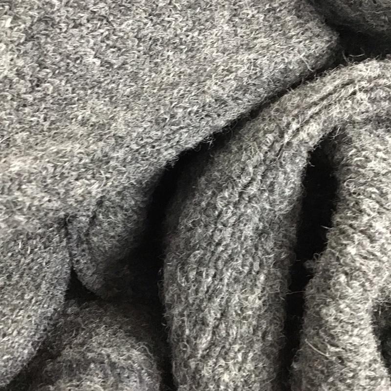 クオドロ quadro コート コート一般 長袖ニットコートジャケット アウター タートルネック 2 無地 灰 / グレー /  メンズ USED 古着 中古 10142360