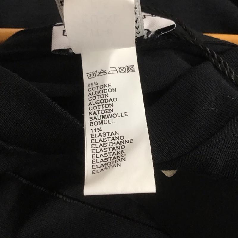 ドルチェアンドガッバーナ DOLCE&GABBANA Tシャツ 半袖 半袖カットソー プリントTシャツ Vネックカットソー XL 無地 黒 / ブラック /  メンズ USED 古着 中古 10148251