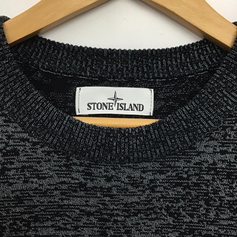 ストーンアイランド STONE ISLAND ニット、セーター 長袖 7215564d7 長袖ニット クルーネックカットソー セーター L ロゴ、文字 マルチカラー / マルチカラー /  メンズ USED 古着 中古 10142093