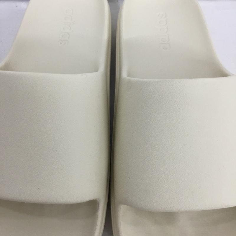 アディダス adidas サンダル サンダル アディレッタ Adilette Lumia 25.5cm 箱有 25.5cm ロゴ、文字 アイボリー / アイボリー /  メンズ USED 古着 中古 10139958