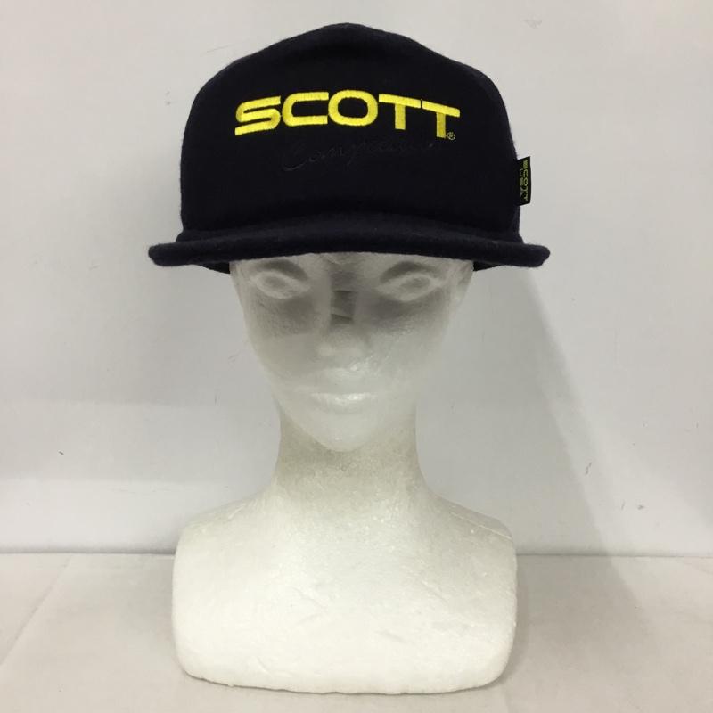 古着 USED 帽子 キャップ scott ウール フェルト ゴールドウィン ロゴ、文字 紺 / ネイビー /  メンズ USED 古着 中古 10143765
