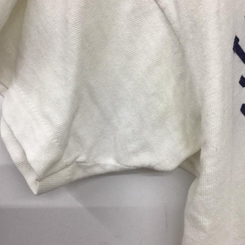 チャンピオン Champion Tシャツ 半袖 半袖カットソー プリントTシャツ クルーネックカットソー M プリント 白 / ホワイト /  メンズ USED 古着 中古 10132584
