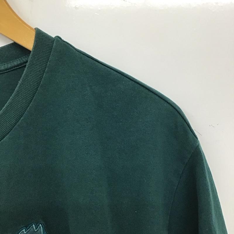 ケンゾー KENZO Tシャツ 半袖 FA65TS0654YI tiger-motif cotton T-shirt L 無地 緑 / グリーン /  メンズ USED 古着 中古 10134467