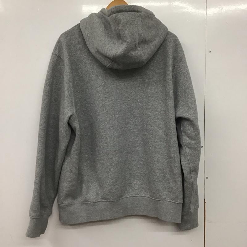 ナイキ NIKE パーカー 長袖 fn3860-063 クラブプルオーバーフリースパーカー プルオーバーパーカー XL ロゴ、文字 灰 / グレー /  メンズ USED 古着 中古 10146463