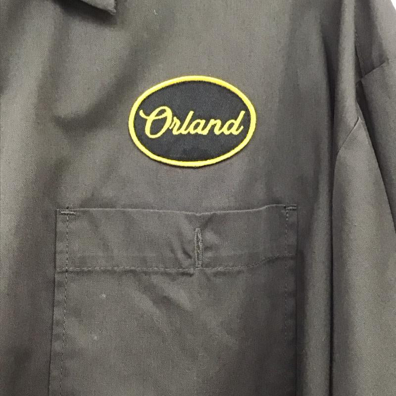 レイジブルー RAGEBLUE シャツ、ブラウス 長袖 長袖シャツ 無地シャツ カラーシャツ ミリタリーシャツ L ロゴ、文字 カーキ / カーキ /  メンズ USED 古着 中古 10130333