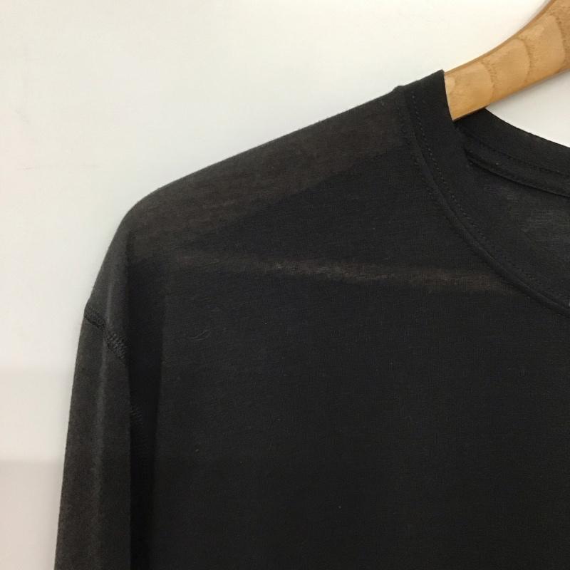 パタゴニア patagonia Tシャツ 長袖 L 無地 黒 / ブラック /  メンズ USED 古着 中古 10143330