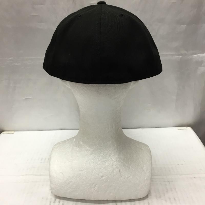 ニューエラ NEW ERA 帽子 キャップ 59FIFTY 62.5cm ロゴ、文字 黒 / ブラック /  メンズ USED 古着 中古 10106687