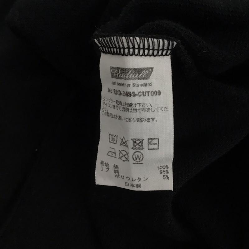 ラディアル RADIALL Tシャツ 半袖 半袖カットソー プリントTシャツ クルーネックカットソー L ロゴ、文字 黒 / ブラック /  メンズ USED 古着 中古 10131001