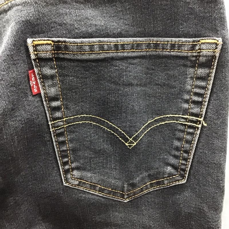 リーバイストラウスアンドコー Levi Strauss & co. パンツ デニム、ジーンズ デニムパンツ スリムパンツ ストレッチパンツ ジーンズ 28インチ 無地 黒 / ブラック /  メンズ USED 古着 中古 10117445