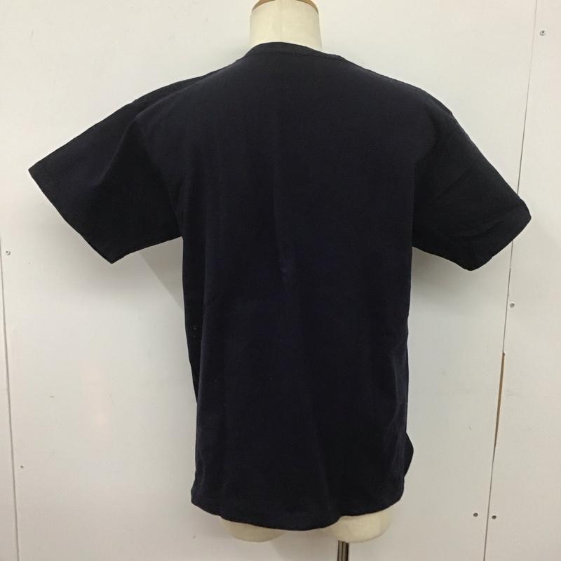 ホワイトマウンテニアリング WHITE MOUNTAINEERING Tシャツ 半袖 半袖カットソー プリントTシャツ クルーネックカットソー L プリント 紺 / ネイビー /  メンズ USED 古着 中古 10126522