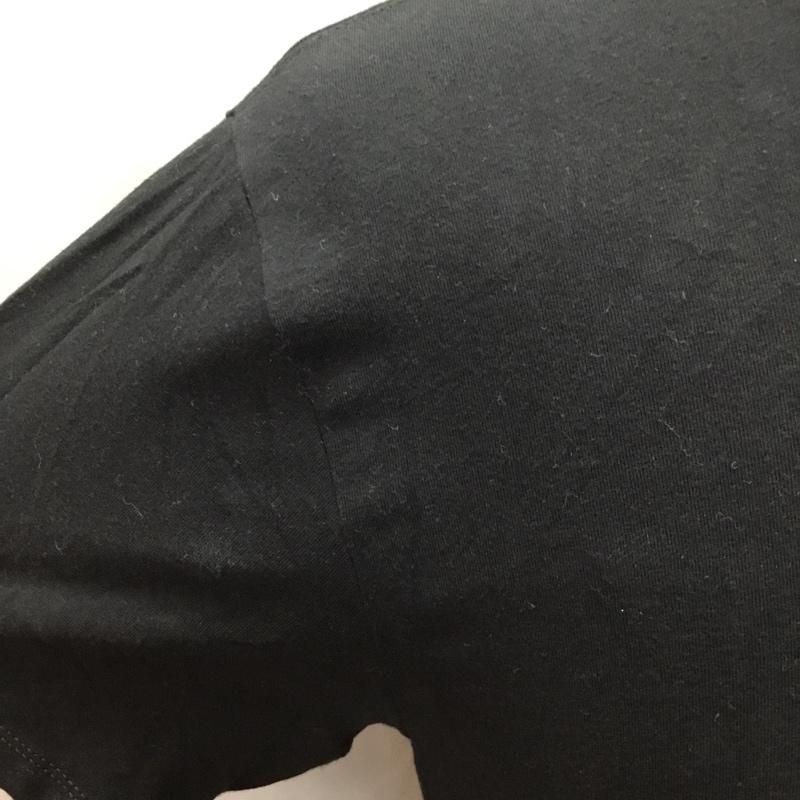 ポーラー POLeR Tシャツ 半袖 クルーネック 胸ポケット S プリント 黒 / ブラック /  メンズ USED 古着 中古 10119804