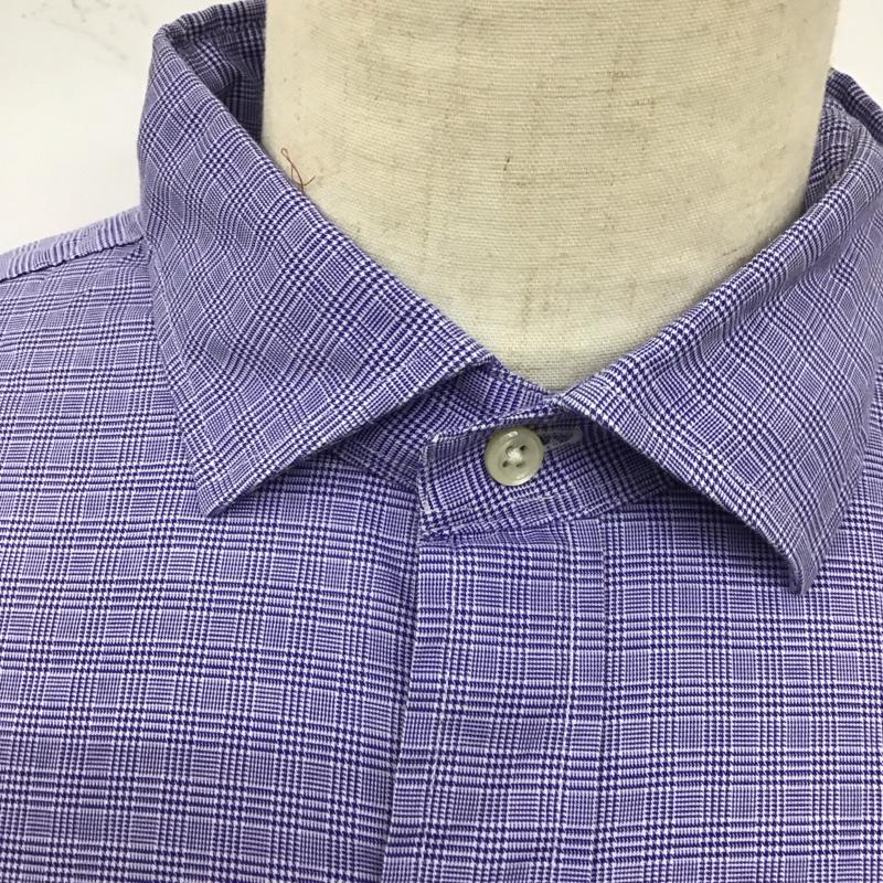 ポロラルフローレン POLO RALPH LAUREN シャツ、ブラウス 長袖 長袖シャツ カラーシャツ 長袖カットソー チェックシャツ チェック 青 / ブルー /  メンズ USED 古着 中古 10124541