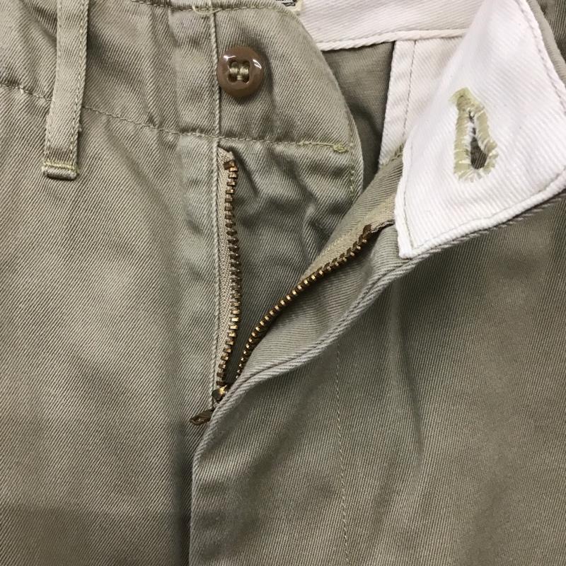 バズリクソンズ Buzz Rickson s パンツ チノパン チノパン カジュアルパンツ ワイドパンツ ストレートパンツ 31インチ 無地 ベージュ / ベージュ /  メンズ USED 古着 中古 10110407