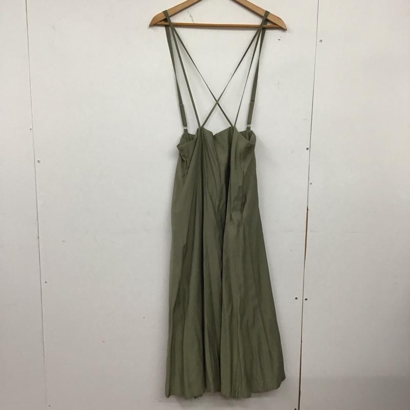 ローリーズファーム LOWRYS FARM ワンピース ロングスカート FREE 無地 カーキ / カーキ /  レディース USED 古着 中古 10149633