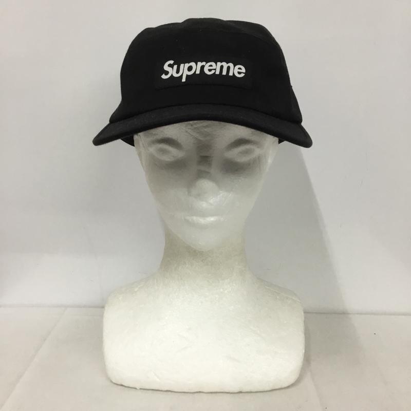 シュプリーム Supreme 帽子 キャップ Camp cap ロゴ、文字 黒 / ブラック /  メンズ USED 古着 中古 10142836