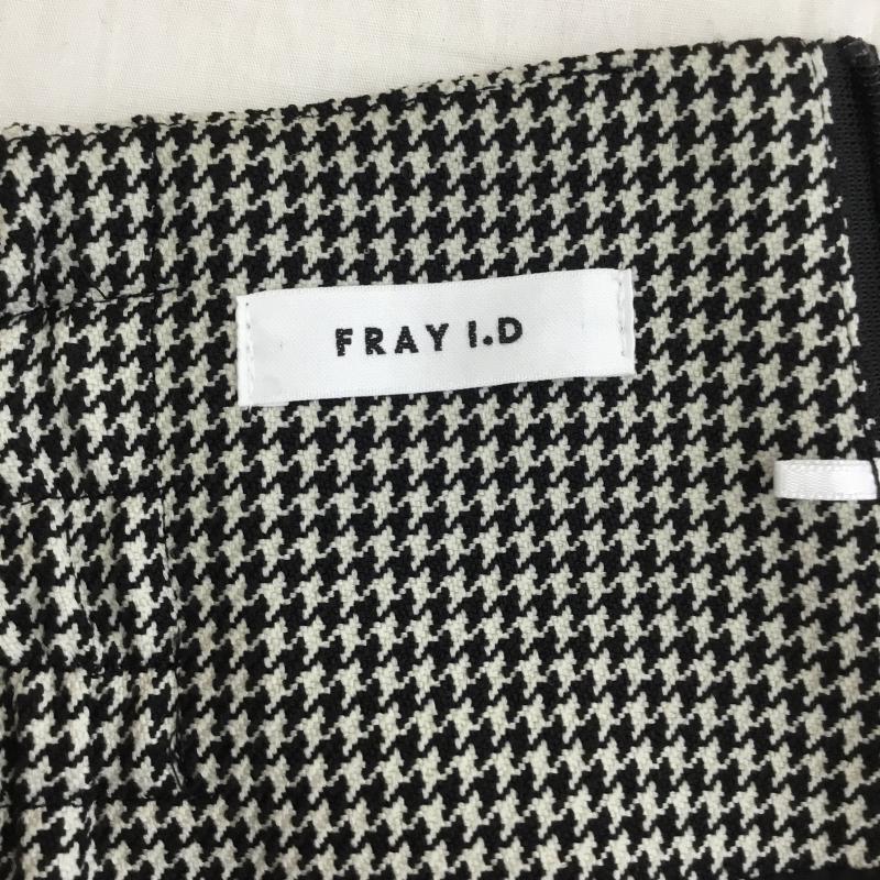 フレイ アイディー FRAY I.D スカート ロングスカート FWFS224228 0 千鳥格子 黒 / ブラック / X 白 / ホワイト /  レディース USED 古着 中古 10139901