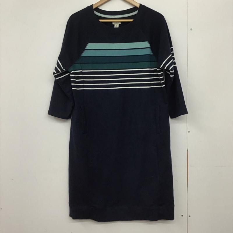 エルエルビーン L.L.Bean ワンピース ロングスカート XL 無地 紺 / ネイビー /  レディース USED 古着 中古 10146312